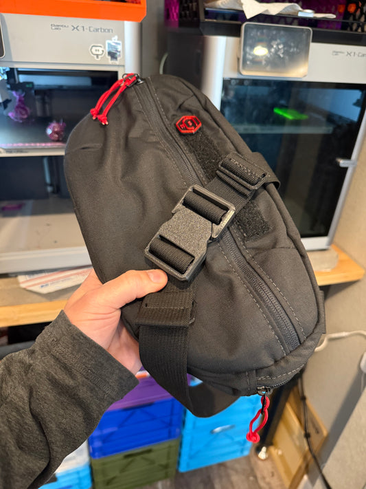 Güsling Black with Standard 1x6 Velcro + Black Base Hardware kit